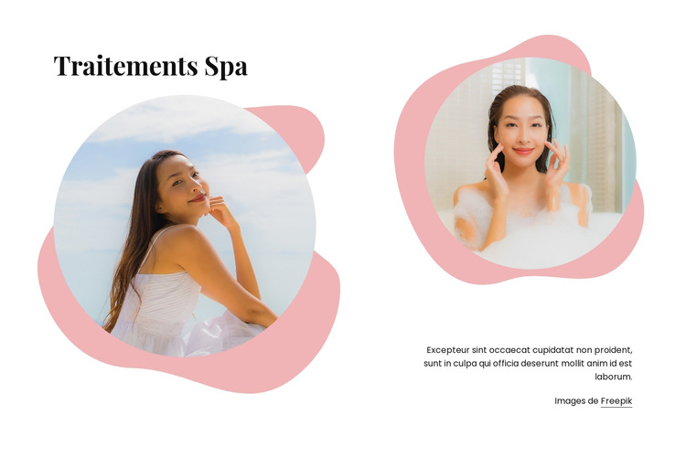 Traitements spa de luxe Thème WordPress