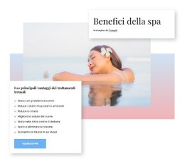 Modello HTML5 Esclusivo Per Benefici Per La Salute Della Spa
