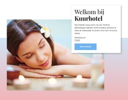 Welkom Bij Het Spahotel HTML CSS-Websitesjabloon