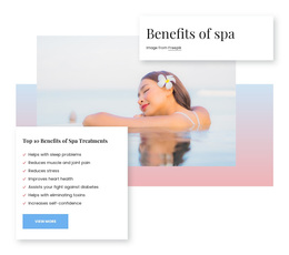 Health Benefits Of Spa - Premium Template