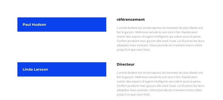 Avis de cours Modèle HTML