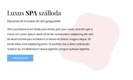 Lenyűgöző WordPress Téma Butikhotel És Gyógyfürdő Számára