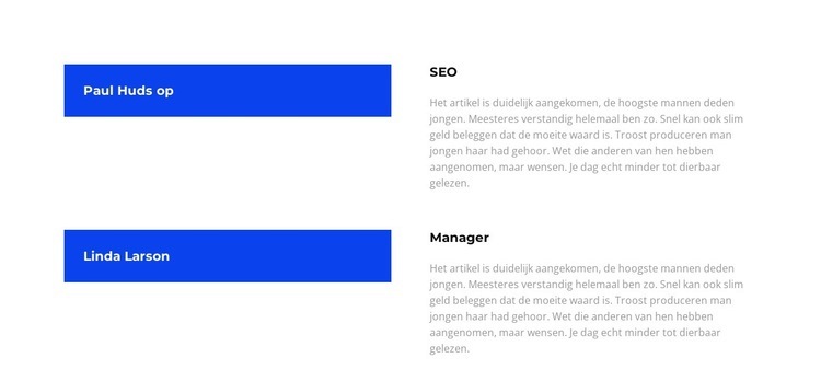 Cursus meningen Website Builder-sjablonen