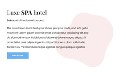Boetiekhotel En Spa - Gratis Html5-Themasjablonen