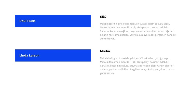 Kurs görüşleri CSS Şablonu