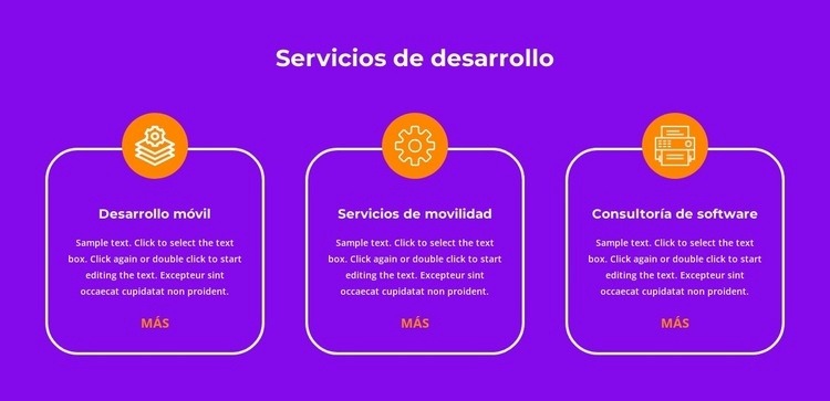 Servicios de producción Diseño de páginas web