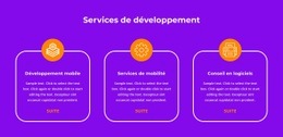 Créateur De Site Web Premium Pour Service De Production