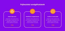 Termelési Szolgáltatások - Ingyenes Webhelysablon