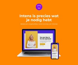 Adaptief Ontwerp HTML5-Sjabloon