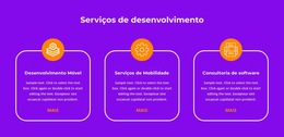 Serviços De Produção - Modelo De Site Gratuito