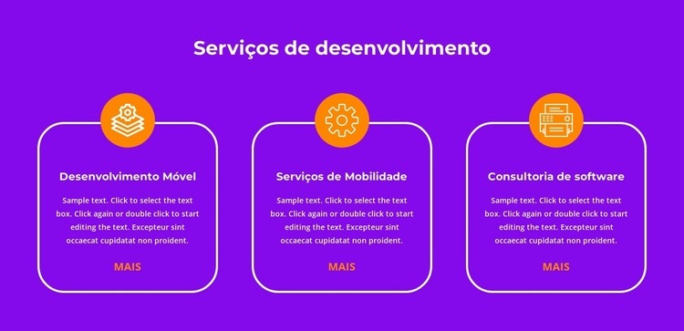 Serviços de produção Landing Page