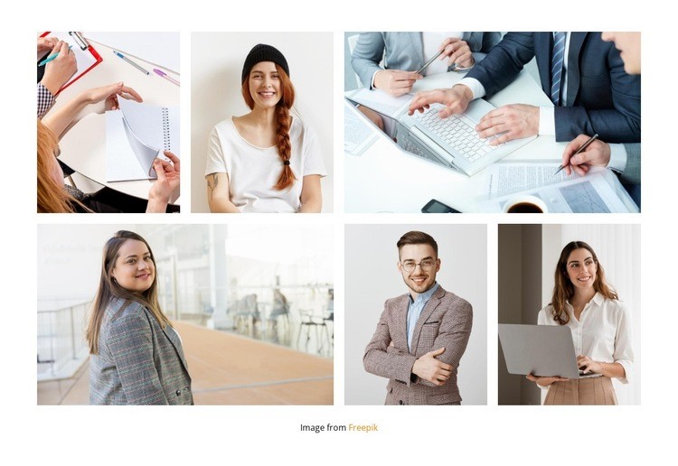 Collaboration in the office Squarespace Template Alternative