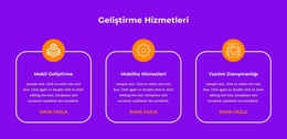 Üretim Hizmetleri - Özel WordPress Teması