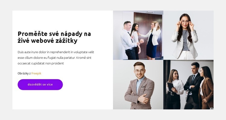 Aktivní skupinová práce Šablona CSS