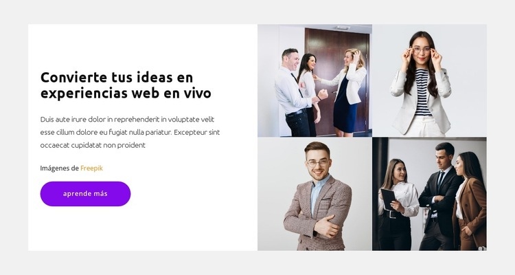 trabajo en grupo activo Creador de sitios web HTML