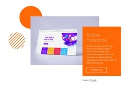 Acerca De Nosotros Bloque Con Formas - Inspiración Para El Diseño De Sitios Web