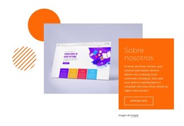 Acerca De Nosotros Bloque Con Formas Agencia Creativa