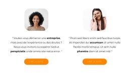 Deux Revues D'Études - Conception De Site Web Simple