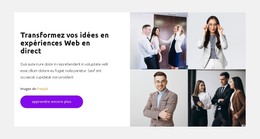 Modèle De Site Pour Travail De Groupe Actif