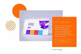 Chi Siamo Blocco Con Forme - Ispirazione Per Il Design Del Sito Web