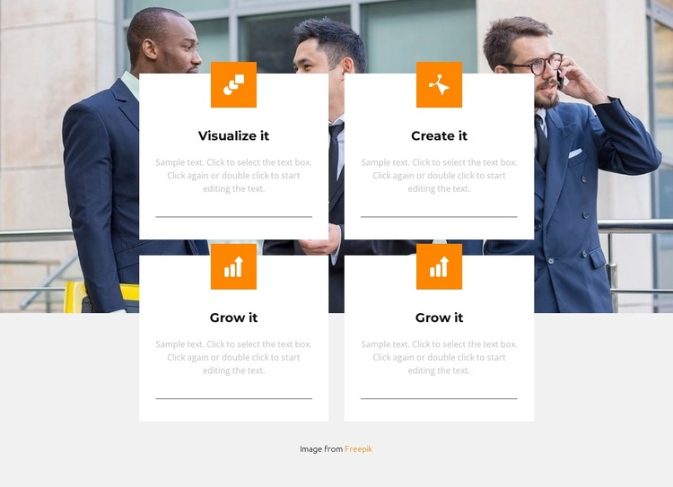 Working in a new office HTML5 Template