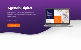 Agencia De Marketing De Aplicaciones Móviles Plantilla De Una Página