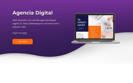 Agencia De Marketing De Aplicaciones Móviles: Plantilla De Sitio Web Sencilla