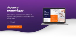 HTML5 Réactif Pour Agence De Marketing D'Applications Mobiles