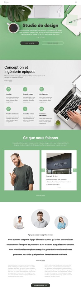 L'Agence De Marketing Numérique À Service Complet. - Modèle De Page HTML