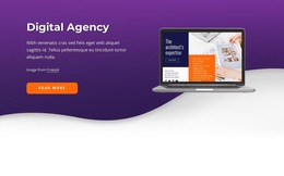 Responsive Web Template For Mobile App Marketing Agency