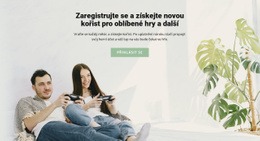 Oblíbené Hry – Šablona Návrhu Webu