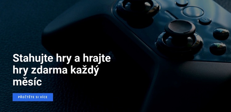 Hrajte hry zdarma Webový design