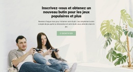 Conception De Site Prête À L'Emploi Pour Jeux Populaires