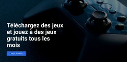 Jouez À Des Jeux Gratuits - Conception De Site Web Simple