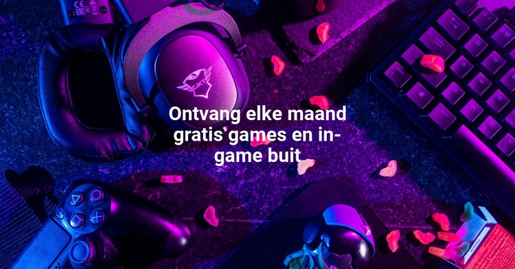 Gratis spellen Sjabloon