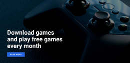 Play free games - Template by Nicepage