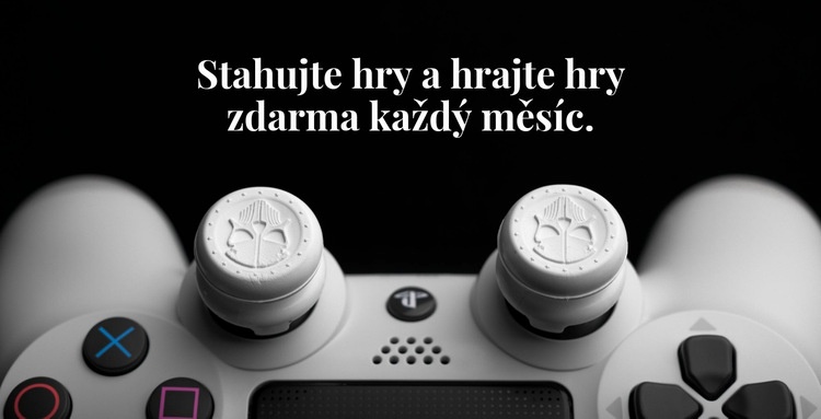 Stahujte hry a hrajte zdarma Šablona CSS