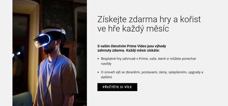 Získejte hry zdarma Šablona