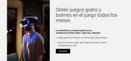 Obtén Juegos Gratis Plantilla De Una Página