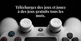 Téléchargez Des Jeux Et Jouez Gratuitement - Modèle De Site Web Joomla