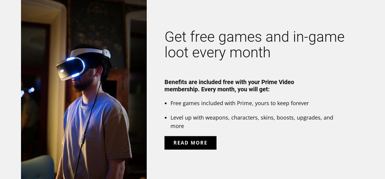 Get free games Homepage Design
