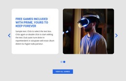 Testing new games - Html Code Example by Nicepage