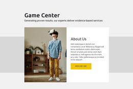 Game Center Template Comes