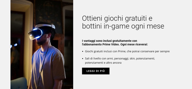 Ottieni giochi gratuiti Pagina di destinazione