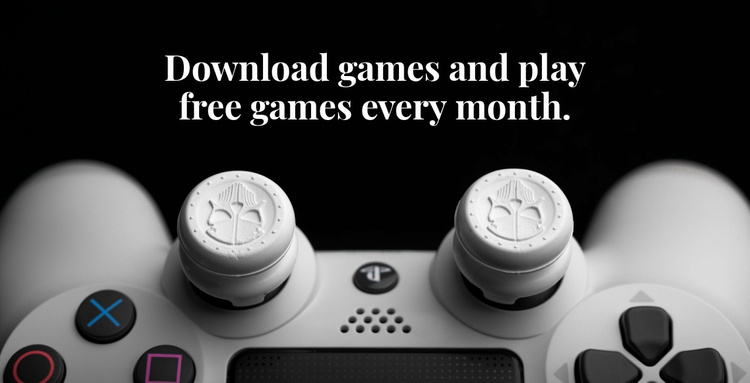 Download games and play free eCommerce Template