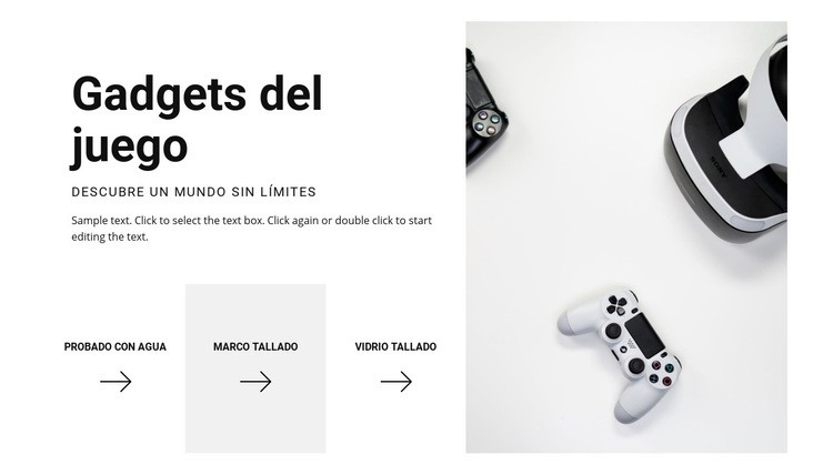 Nuevos gadgets de juegos Diseño de páginas web