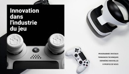 Conception De Site Web Pour Innovation Dans L'Industrie Des Jeux
