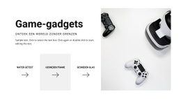 Nieuwe Gamegadgets - Functionaliteitsontwerp