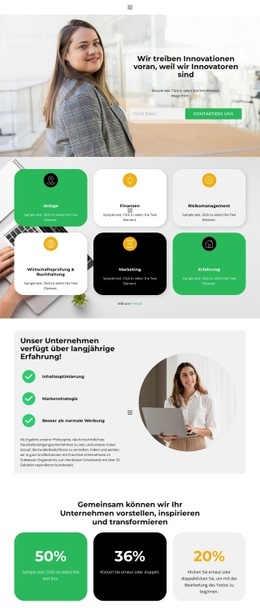 Neue Leute, Neue Ideen – Website-Mockup-Vorlage