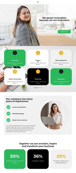 New People New Ideas - HTML Website Template